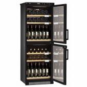 Шкаф винный POZIS 2313V 2313V деревянные полки черный (двухкамерный)