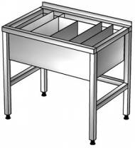 Барная станция 1400*600*850, с бортом нерж. Барная станция 1400*600*850, с бортом нерж.