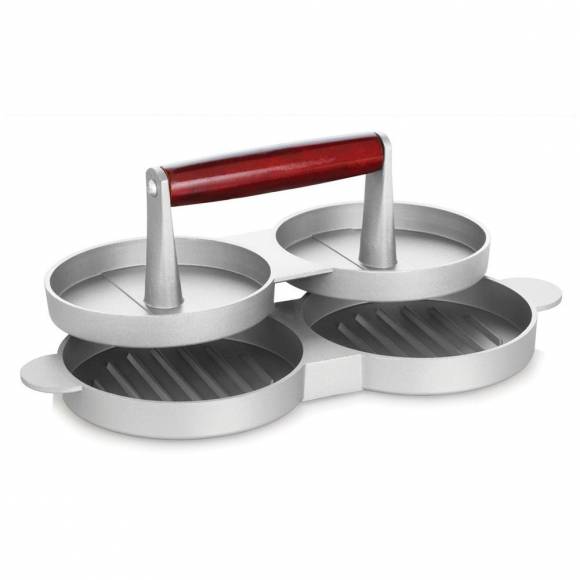 Пресс двойной для гамбургеров P.L. Proff Cuisine DBP-02, 12см, алюминий