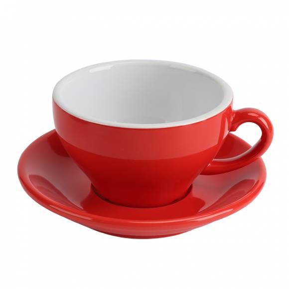 Чайная пара 200 мл красная Barista P.L HJ13081-200SET-185C /6/ Чайная пара 200 мл красная Barista P.L HJ13081-200SET-185C /6/