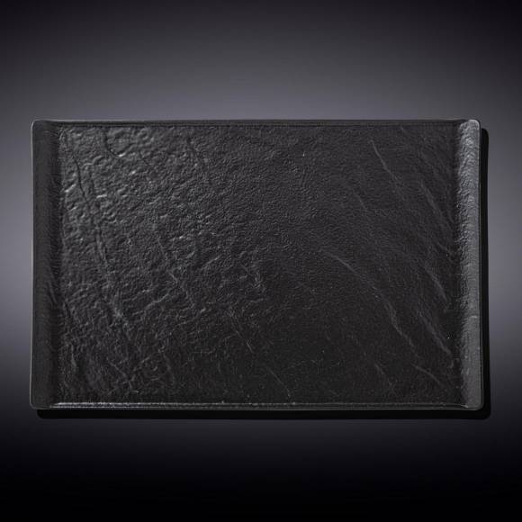 Блюдо прямоугольное 295х145мм Wilmax WL-661109/A черное /3/24/ Блюдо прямоугольное 295х145мм Wilmax WL-661109/A черное /3/24/