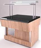 Прилавок нейтральный Refettorio (шведский стол островной) RN43S каменная столешница Прилавок нейтральный Refettorio (шведский стол островной) RN43S каменная столешница