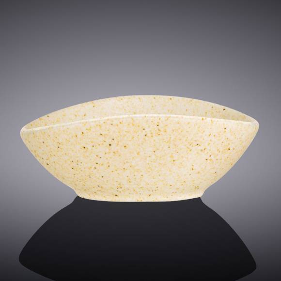 Салатник овальный 130*100 мм 200 мл h=60 мм Сэнд Wilmax 661318 /6/72/