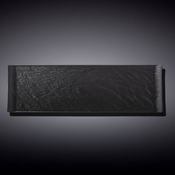 Блюдо прямоугольное 300х95мм Wilmax WL-661102/A черное /3/18/ Блюдо прямоугольное 300х95мм Wilmax WL-661102/A черное /3/18/