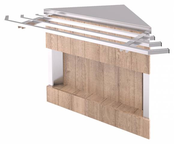 Прилавок угловой внешний), RU10A90 (700x990x860 материал столешницы: нержавеющая сталь Прилавок угловой внешний), RU10A90 (700x990x860 материал столешницы: нержавеющая сталь