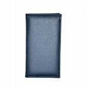 Папка для счетов 22*11см 2-х стор. кож.зам. синяя 429. Папка для счетов 22*11см 2-х стор. кож.зам. синяя 429.