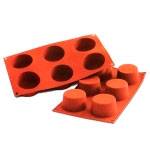 Форма силиконовая "Маффин средний" d68мм 6ячеек Silikomart SF102