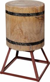 Колода для разруба круглая 600*500мм дуб, усиленная подставка 300 мм д07. Колода для разруба круглая 600*500мм дуб, усиленная подставка 300 мм д07.