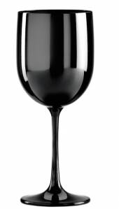 Бокал для вина 400мл Piscine РС Nipco черный 191028 /24/
