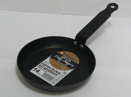 Сковорода сартен 140мм для блинов Garcima нерж., антипригарное покрытие  10215