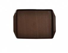 Поднос прямоугольный 42х30см темно-коричневый Мастергласс (167) MG1732 /10/ Поднос прямоугольный 42х30см темно-коричневый Мастергласс (167) MG1732 /10/