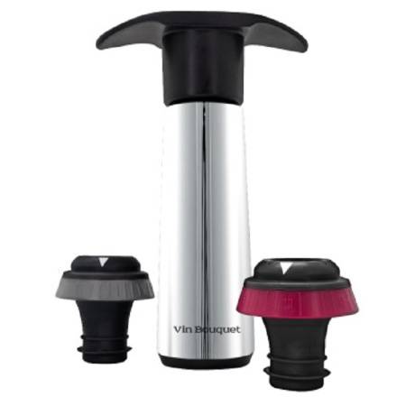 Помпа для вина + 2 пробки вакуумные нерж. VB FIC 1308 