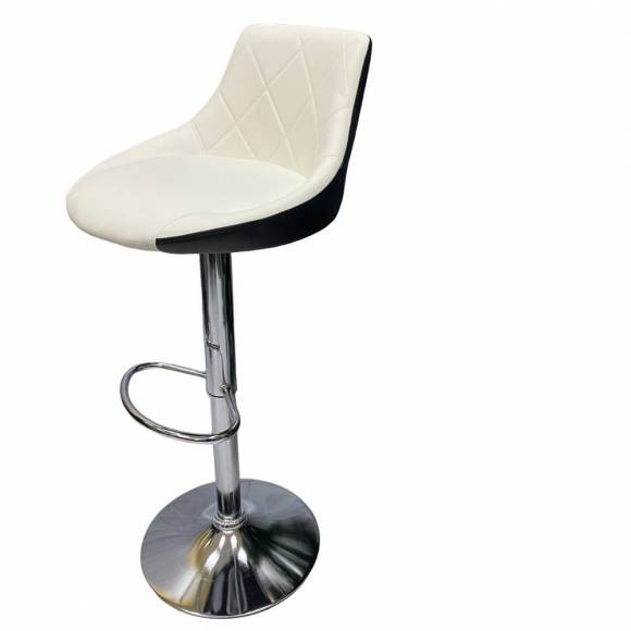 Стул барный J-700 белый/черный Стул барный J-700 белый/черный