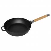 Сковорода 280мм h=65 3,45 л чугун. со съем дерев. ручкой 72016 Сковорода 280мм h=65 3,45 л чугун. со съем дерев. ручкой 72016
