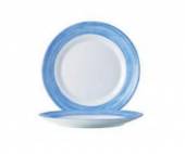 Тарелка d=254 мм голубой край Браш C3773  39250 /6/
