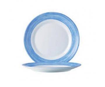 Тарелка d=254 мм голубой край Браш C3773 39250 /6/ Тарелка d=254 мм голубой край Браш C3773 39250 /6/