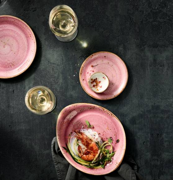 Тарелка пирожковая «Крафт распберри» D=150 H=20мм 1210 0568 /12/