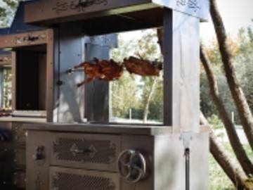 Фартук задний для мангала Гриль Мастер нерж. 30022