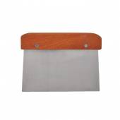 Скребок 150х80мм h=11см нерж, дерев. ручка MGsteel 70537 Скребок 150х80мм h=11см нерж, дерев. ручка MGsteel 70537