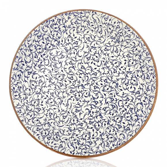 Тарелка гладкая 300мм фарфор Tinta Edera By Bone TN-ED-ZT-30-DZ /6/