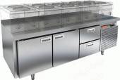 Стол холодильный HICOLD SN 112/TN LT 2 двери 2 ящика Стол холодильный HICOLD SN 112/TN LT 2 двери 2 ящика
