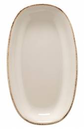 Блюдо овальное 240*140 мм фарфор Gourmet Retro Bonna E100GRM24OKY коричневый край b Блюдо овальное 240*140 мм фарфор Gourmet Retro Bonna E100GRM24OKY коричневый край b