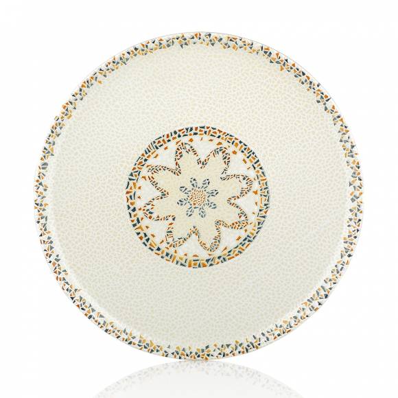 Тарелка круглая 270мм фарфор,серия Tessera By Bone TN-TS-ZT-27-DZ /6/