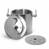 Ведро для льда 140/125мм нерж [RGS-I0810] кт2869