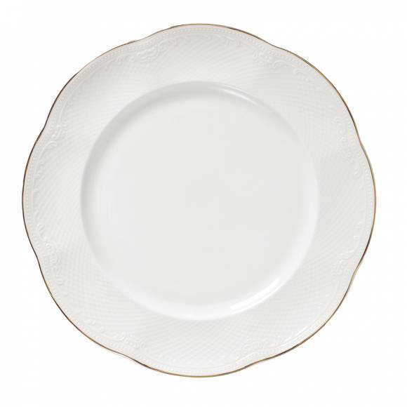 Тарелка 18 см, фарфор, Aristocrat Gold Noble 313001-Gold /6/
