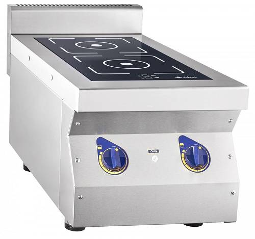 Плита индукционная 2-х конфорочная Abat КИП-27Н настольная серия 700 Плита индукционная 2-х конфорочная Abat КИП-27Н настольная серия 700