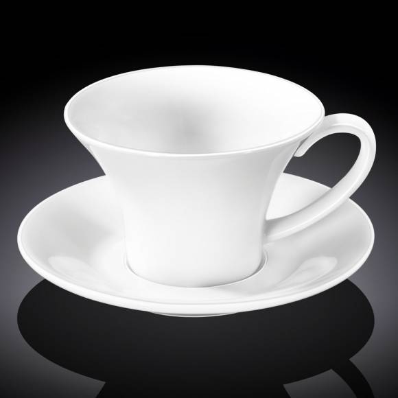 Чашка чайная с блюдцем 330мл Wilmax WL-993171/AB /6/36/ Чашка чайная с блюдцем 330мл Wilmax WL-993171/AB /6/36/