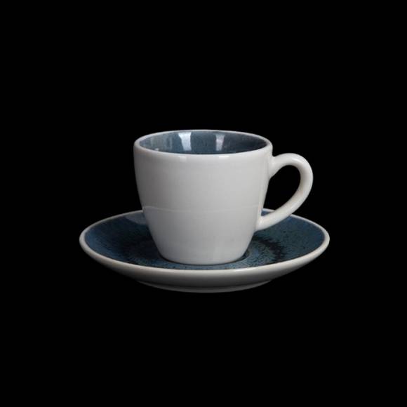 Кофейная пара 80 мл Corone Oceano голубой 4626/4627oc