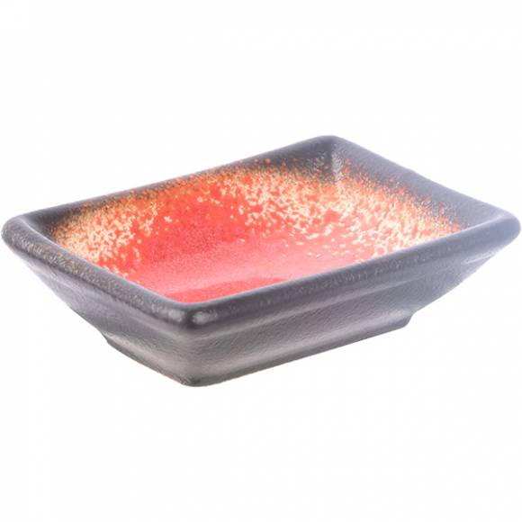 Соусник прямоугольный «Агат» 50мл H=25 L=90 B=65мм фарфор красный A18741W764Y80 /1/ Соусник прямоугольный «Агат» 50мл H=25 L=90 B=65мм фарфор красный A18741W764Y80 /1/