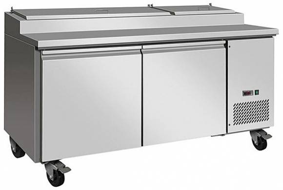 Стол холодильный саладетта 2-дверный доп. отделение (6+3)хGN1/3 Koreco TPP67(TPP2) передвижн. 8765