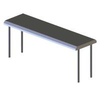 Полка настольная Gastrolux ПН-053/1 нерж. прямая Полка настольная Gastrolux ПН-053/1 нерж. прямая