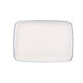 Блюдо прямоугольное 230*160 мм фарфор Gourmet Retro Bonna E101MOV26DT синий край Блюдо прямоугольное 230*160 мм фарфор Gourmet Retro Bonna E101MOV26DT синий край