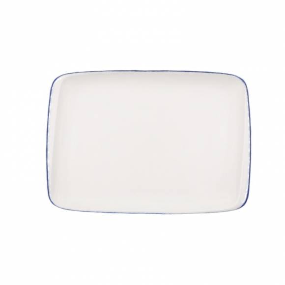 Блюдо прямоугольное 230*160 мм фарфор Gourmet Retro Bonna E101MOV26DT синий край Блюдо прямоугольное 230*160 мм фарфор Gourmet Retro Bonna E101MOV26DT синий край