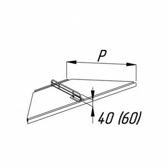 Ограничитель УВ (УН) боковой низкий 300, диаметр 5 мм New с опорой МХМ Купец Ограничитель УВ (УН) боковой низкий 300, диаметр 5 мм New с опорой МХМ Купец