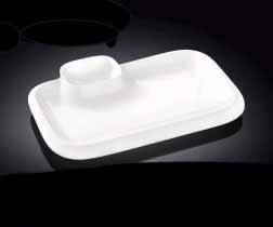 Блюдо прямоугольное 255х150мм с соусником Wilmax WL-992574 /6/36/ Блюдо прямоугольное 255х150мм с соусником Wilmax WL-992574 /6/36/