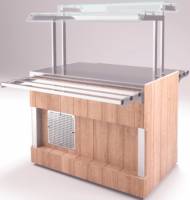 Прилавок нейтральный Refettorio (шведский стол островной) RN41А нерж. столешница Прилавок нейтральный Refettorio (шведский стол островной) RN41А нерж. столешница