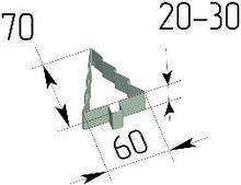 Форма кондитерская "Елочка" 70х60мм h=20мм нерж.