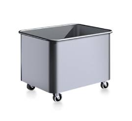 Тележка-бак для прачечной ТП26.5 ОЛДАК нерж. 100л, г/п 100кг Тележка-бак для прачечной ТП26.5 ОЛДАК нерж. 100л, г/п 100кг
