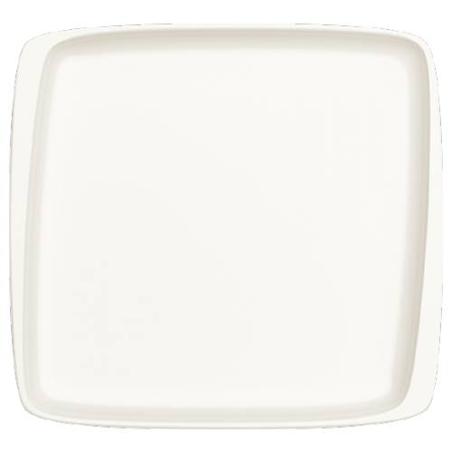 Тарелка квадратная 32х30см фарфор Moove White Bonna /6/  MOV 41 KR