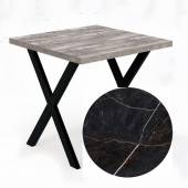 Стол прямой 800х800х750 Х-образный Файерстоун