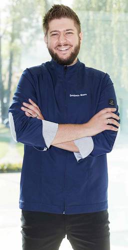 Куртка шеф-повара р-р М Greiff синяя джинсовая на молнии, рукав длинный 5575.6220.021