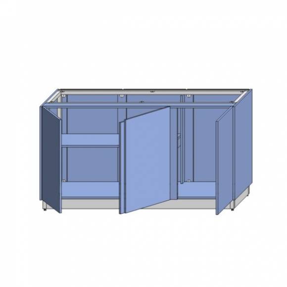МОБ-Д 1300х700х860 серия RD1 Каркас с обшивкой ЛДСП, двери, 2-е внутр.полки МОБ-Д 1300х700х860 серия RD1 Каркас с обшивкой ЛДСП, двери, 2-е внутр.полки