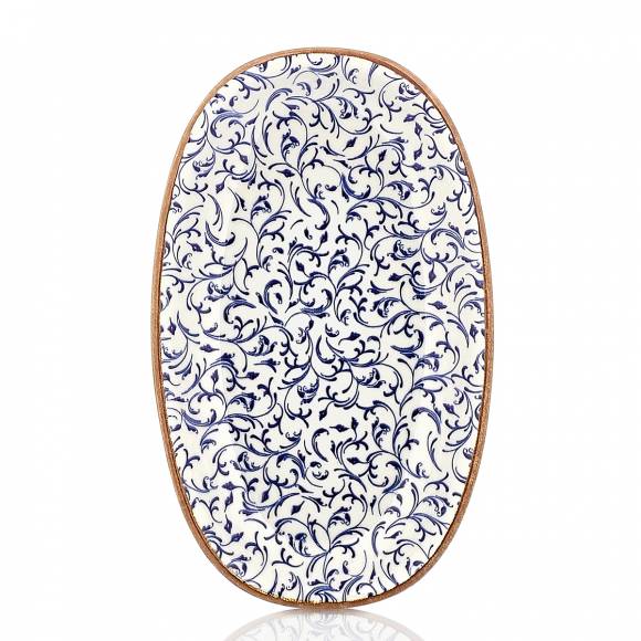 Блюдо овальное 34*20 см фарфор Tinta Edera By Bone TN-ED-ZT-34-OV /6/ Блюдо овальное 34*20 см фарфор Tinta Edera By Bone TN-ED-ZT-34-OV /6/