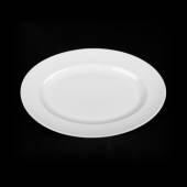 Блюдо овальное 333х260мм Corone Simplice фарфор белый LQ-QK15069C фк064 Блюдо овальное 333х260мм Corone Simplice фарфор белый LQ-QK15069C фк064