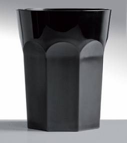 Стакан для мохито Mojito PP Nipco 300 мл черный 190786 /72/