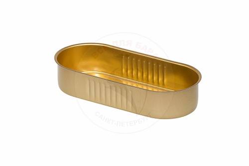 В. Банка для подачи 155х30мм овальная алюминий КНР 81200917 №19  /60/